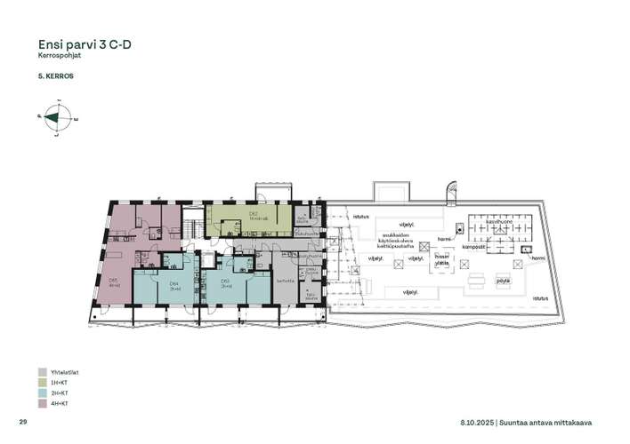 Kerrostalo, 4H+KT, 76 m², Vuosaari - Näkymä 3