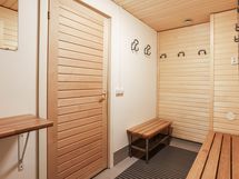 Saunaosaston pukuhuone