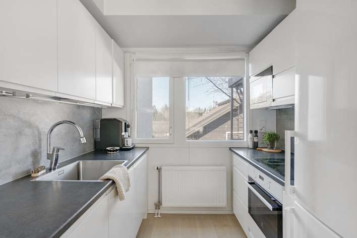Rivitalo, 4h, k, kph/khh, s, erill. wc, 2xvh, ulkovarasto, 75,5 m², Laaksolahti, Espoo