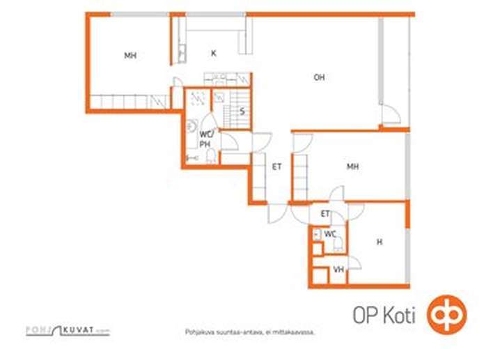 Kerrostalo, 4h+k, 94 m², Keskusta - Näkymä 2