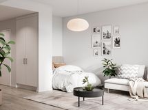 Viitteellinen kuva 31,5 m2 asunnosta.
