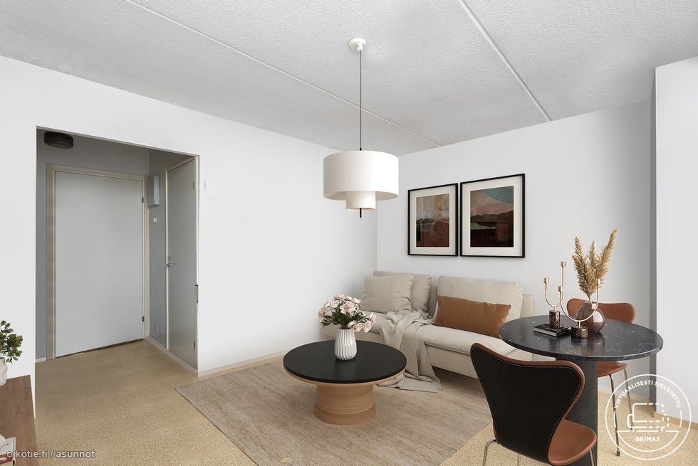 Virtuaalisesti kalustettu kuva