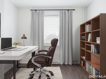 Olohuoneen viereinen huone