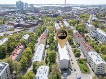 Ilmakuva Kalasataman suuntaan