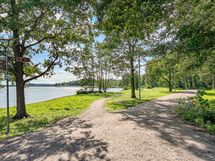 Itärannassa on upeat puitteet ulkoilua harrastavalle.