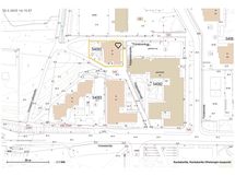 Taloyhtiön tonttikartta, kantakartta.