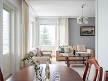 kulmahuoneisto, ikkunat kahteen suuntaan