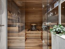 Sauna lämpökäsiteltyä magnoliaa