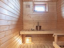 Saunassa on tuuletusikkuna