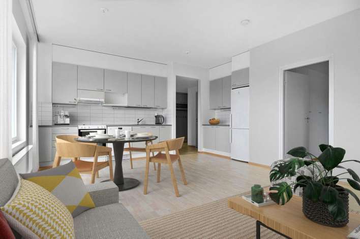Kerrostalo, 3H+KT+S, 69 m², Pihlajalaakso, Kuopio