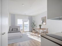 Digistailattu havainnekuva asunnosta