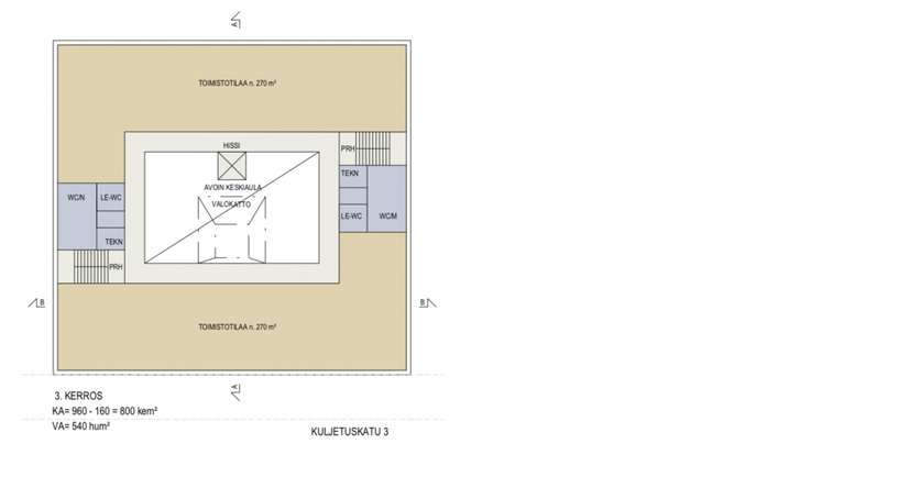 Liiketila, 1 600 m², Satama – pohled 3
