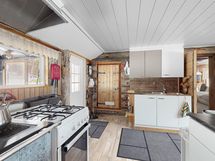 Keittiöstä kulku tekniseen tilaan/kodinhoitohuoneeseen