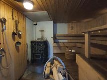 Pohjakerroksen saunaosasto