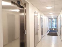 Taloyhtiön rappukäytävää