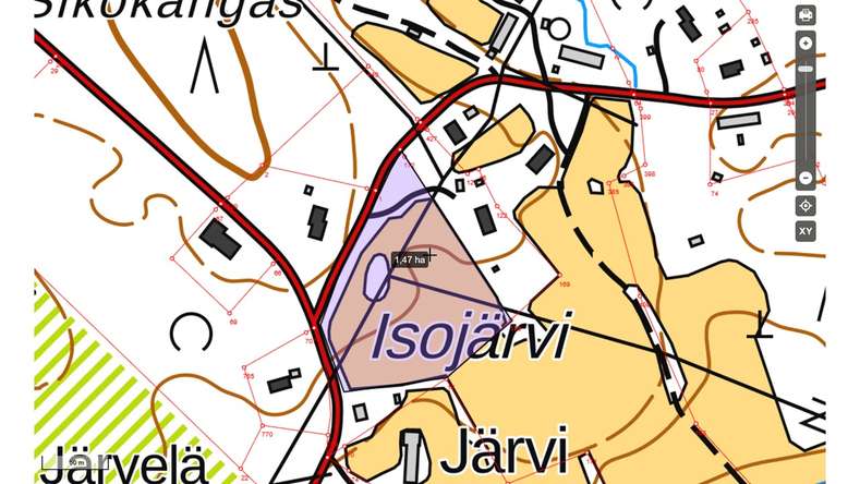 Tontti, 5 000 m², Ruotsalo - Näkymä 3