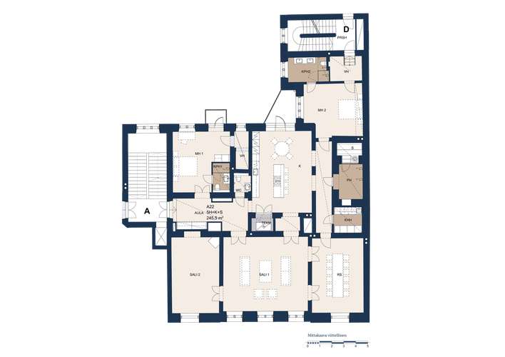 Apartment in Helsinki, Kaartinkaupunki - View 2