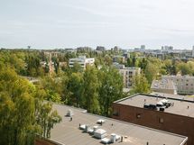 8. kerroksen maisema kaakko-etelä