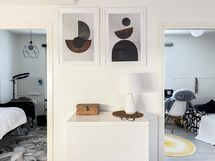 Makuuhuoneet ovat vierekkäin