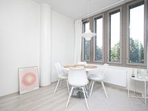 Ruokailulle jää hyvin tilaa.