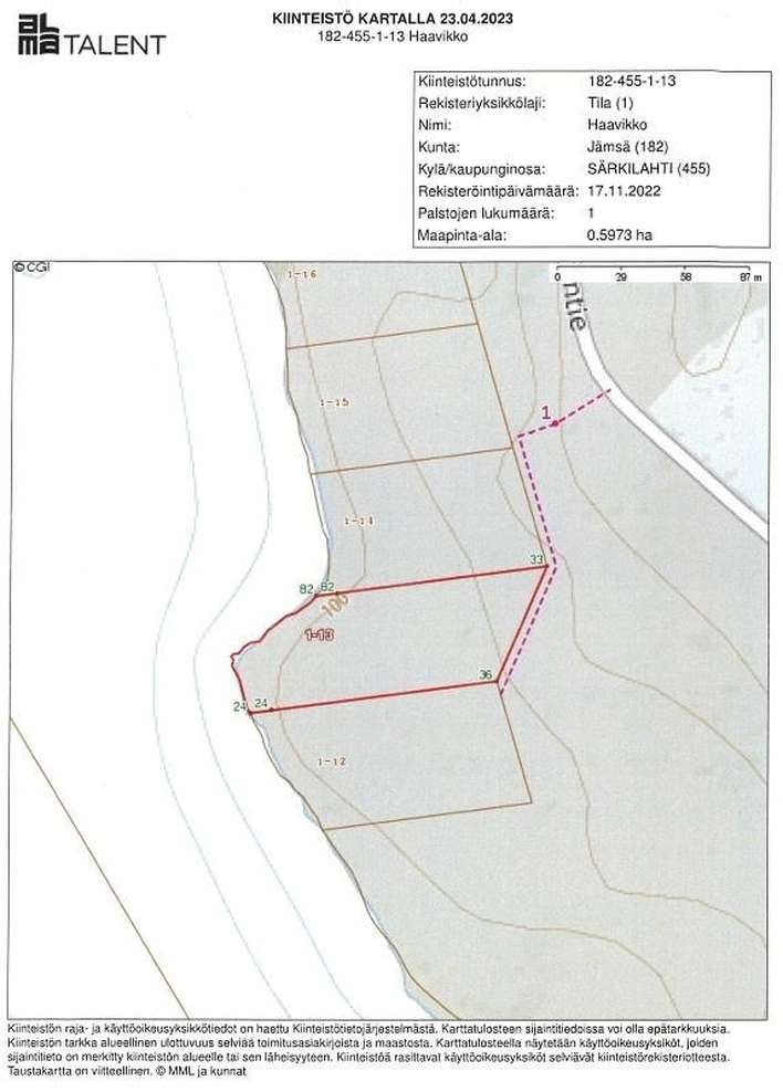 Tontti, 5 973 m², Murtoniemi - Näkymä 4