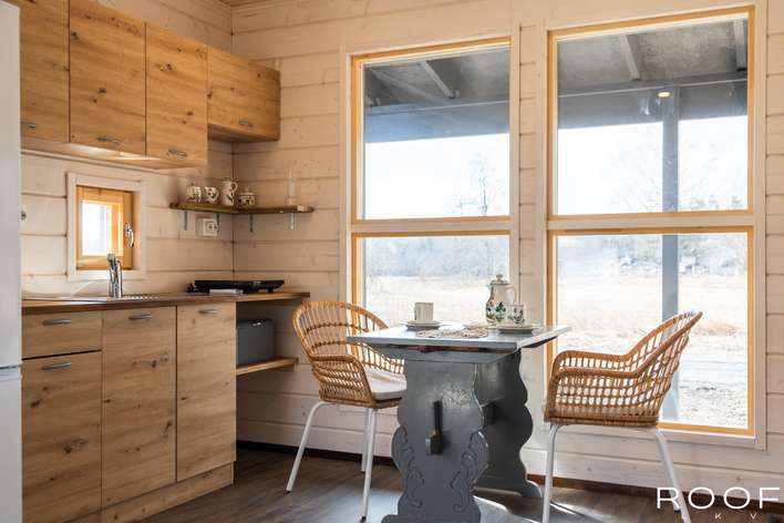 Loma-asunto, tupa + makuualkovi + varasto/wc + parvi, 29,3 m², Vanhamylly - Näkymä 4
