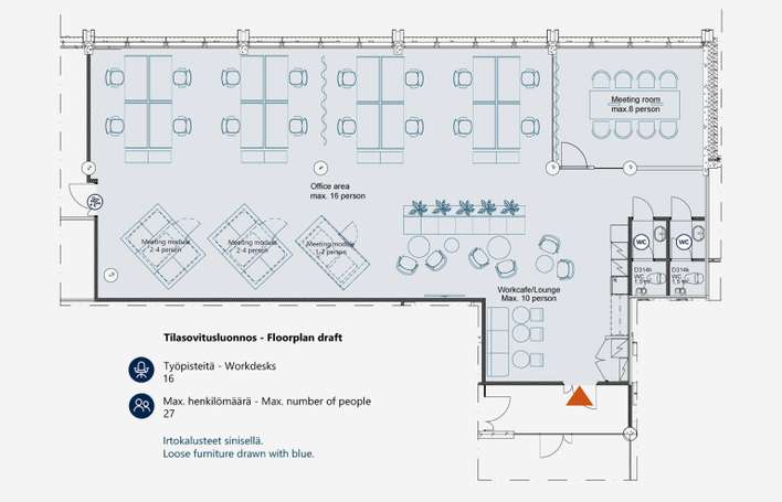 Liiketila, 210 m², Kalasatama - Näkymä 3