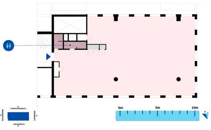 Liiketila, 185 m², Kamppi - Näkymä 2