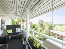 YLÄKERRAN PARVEKKEELTA