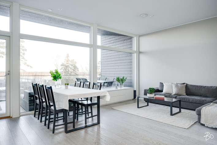 Rivitalo, 3h, avok, kph/s, 2wc, khh, et, var, terassit, akp, ap (yj:ssä 3h+avok+s+var), 92,5/97,0 m², Hirvensalo - Ansicht 2