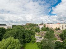 Luonto on läsnä näinkin keskeisellä paikalla.