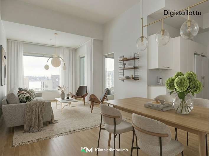 Kerrostalo, 4h+kt+s, 87,5 m², Kalasatama, Helsinki