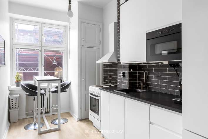 Kerrostalo, 1h, k, kph, erill. wc, 31,5 m², Kruununhaka - Näkymä 4