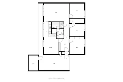 Omakotitalo, 4h+k+s+kph+vh+ak+varasto, 110/144 m², Ruoke - View 2