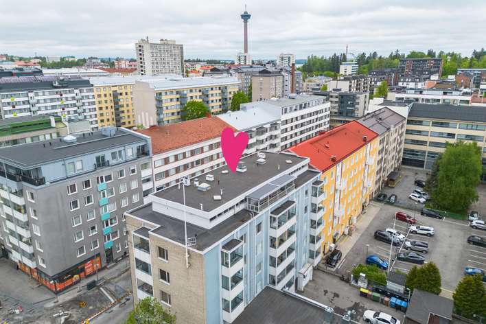 Kerrostalo, 2h, k, kph, 64 m², Keskusta, Tampere