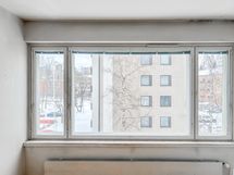 Näkymät ovat sisäpihalle luoteeseen