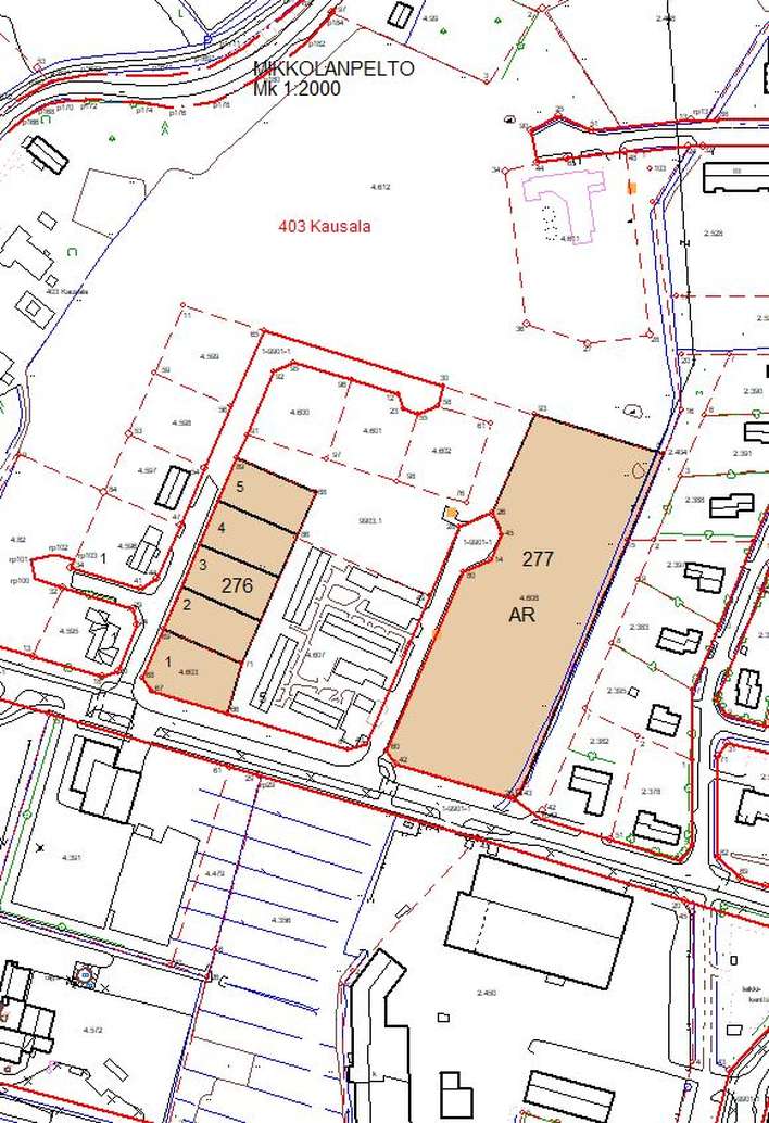 Tontti, 915 m², Kausala - Näkymä 3