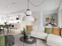 Virtuaalisesti kalustettu valokuva asunnosta B 32