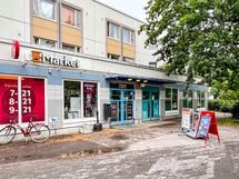 K-Market Vesala on 5 min asunnolta.