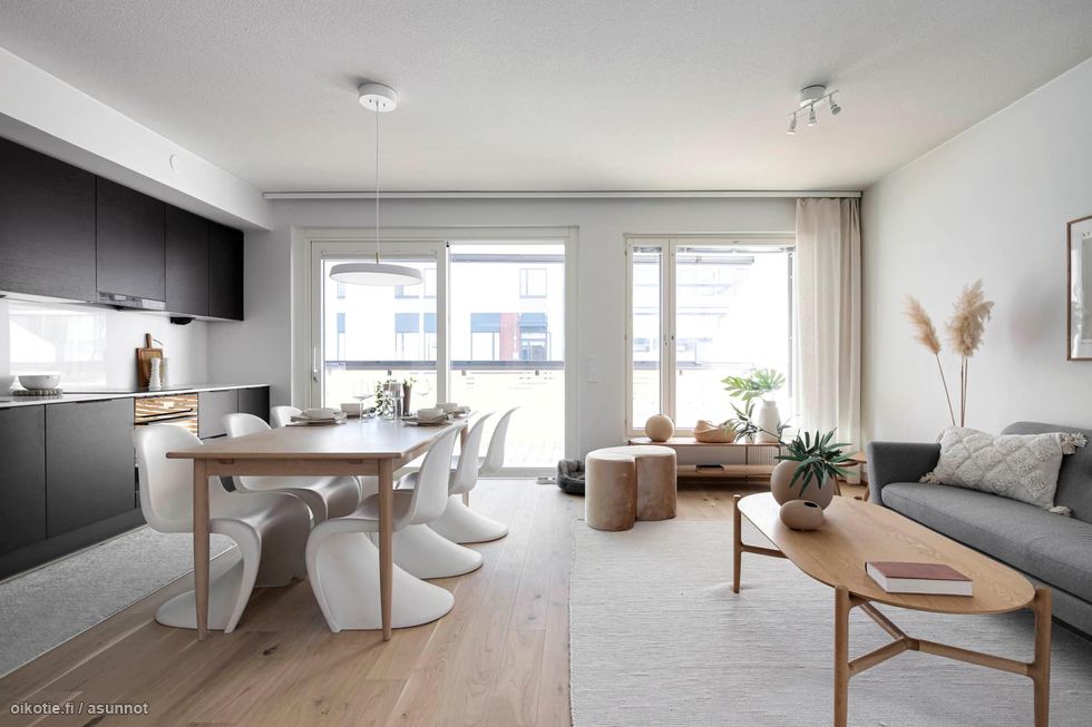 Stailattu malliasunto B3, 3h,+kt+s, 81 m², 2/6. krs,