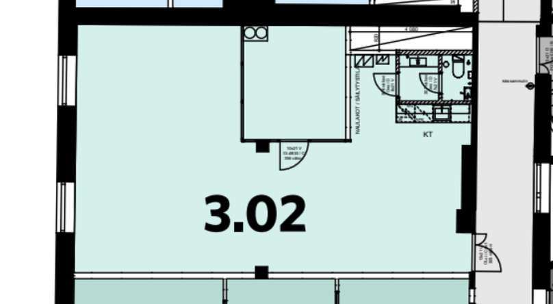 Liiketila, 102,5 m², Keskusta, Lahti