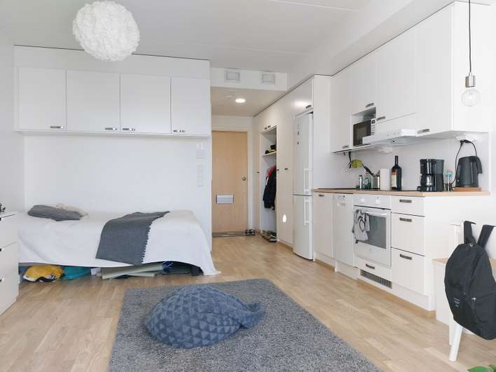 Kerrostalo, 1h+kt+las.p., 26,5 m², Kaleva, Tampere