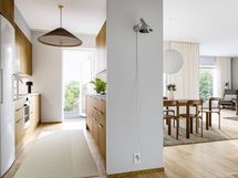 Luonnoskuva asuntokoon 102,5 m2 pohjaversio B:sta