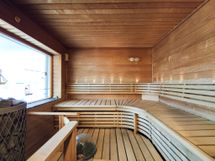 Taloyhtiön sauna.