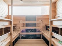 Yhtiön sauna.