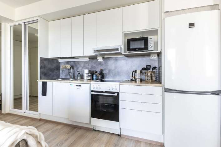 Kerrostalo, 2h+k+kph, Lasitettu parveke, 34 m², Linnainmaa – pohled 4