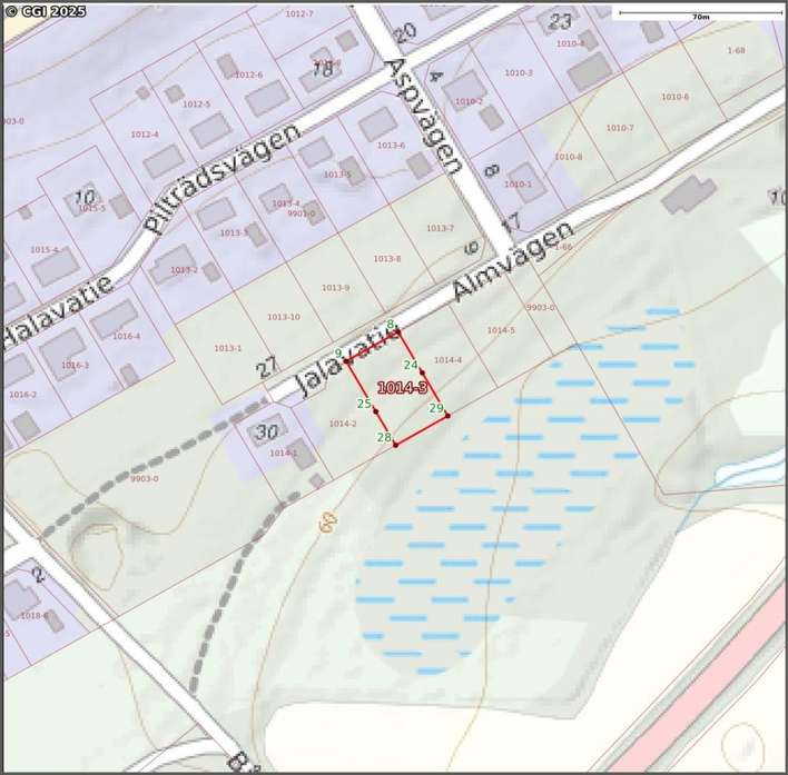 Tontti, 1 118 m², Mustio - Näkymä 2