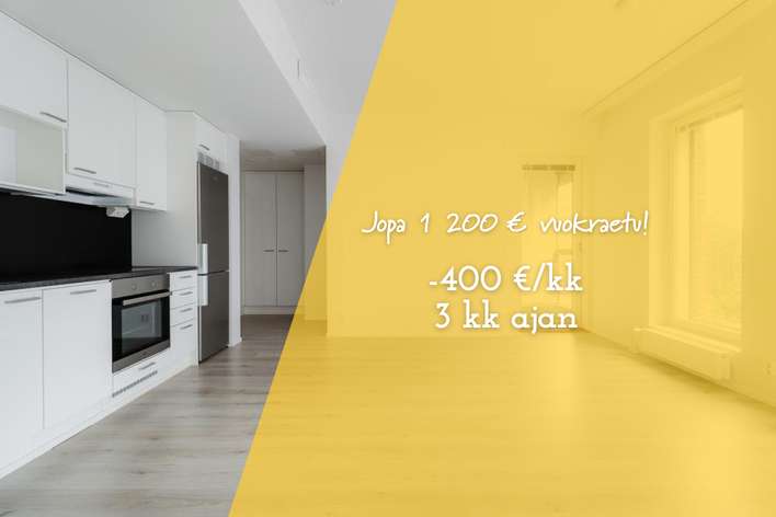 Kerrostalo, 2h+kt, 37 m², Myyrmäki, Vantaa