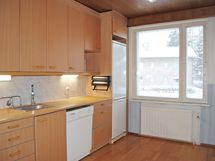 Keittiön varustukseen kuuluu astianpesukone.