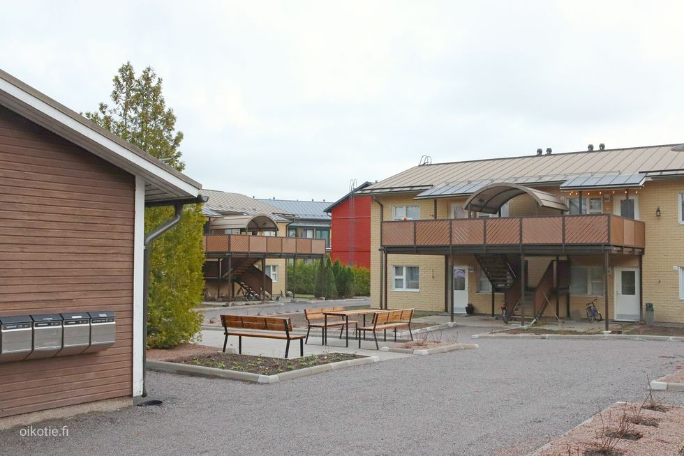 Päätyasunto ylempi kerros